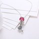 Wholesale 925 Silver Wine Glass CZ Necklace TGSSN098 2 small