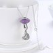 Wholesale Fashion 925 Sterling Silver Heart CZ Necklace TGSSN099 2 small