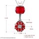 Wholesale 925 Silver Sakura CZ Necklace TGSSN100 0 small