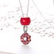 Wholesale 925 Silver Sakura CZ Necklace TGSSN100 1 small