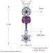 Wholesale Fashion 925 Sterling Silver Snow CZ Necklace TGSSN108 0 small