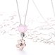Wholesale 925 Silver Flower Drop Necklace TGSSN109 1 small
