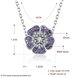 Wholesale 925 Silver Five Grass CZ Necklace TGSSN112 0 small