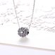 Wholesale 925 Silver Five Grass CZ Necklace TGSSN112 1 small