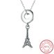 Wholesale 925 Silver Tower Necklace TGSSN116 4 small