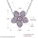 Wholesale Fashion 925 Sterling Silver Plant CZ Necklace TGSSN124 0 small