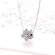 Wholesale Fashion 925 Sterling Silver Plant CZ Necklace TGSSN124 1 small