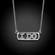 Wholesale 925 Silver I Do CZ Necklace TGSSN147 1 small