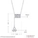 Wholesale Fashion 925 Sterling Silver Clover CZ Necklace TGSSN150 0 small