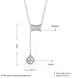 Wholesale 925 Silver Button CZ Necklace TGSSN151 0 small