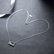 Wholesale 925 Silver Heart CZ Necklace TGSSN158 2 small