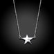 Wholesale 925 Silver Star CZ Necklace TGSSN004 1 small