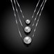 Wholesale Trendy 925 Sterling Silver Pearl Necklace TGSSN006 1 small