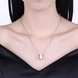 Wholesale Trendy 925 Sterling Silver Round White Ceramic Necklace TGSSN008 0 small