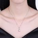 Wholesale Fashion 925 Sterling Silver CZ Wing Necklace TGSSN012 0 small