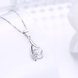 Wholesale Fashion 925 Sterling Silver CZ Wing Necklace TGSSN012 1 small