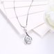 Wholesale Fashion 925 Sterling Silver CZ Wing Necklace TGSSN012 2 small