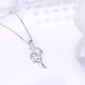 Wholesale Fashion 925 Sterling Silver CZ Romantic Necklace TGSSN014 1 small