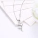 Wholesale Fashion 925 Sterling Silver CZ Romantic Necklace TGSSN014 2 small