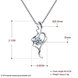 Wholesale Fashion 925 Sterling Silver CZ Romantic Necklace TGSSN014 4 small
