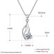 Wholesale 925 Silver CZ Necklace TGSSN020 4 small