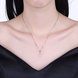 Wholesale Trendy 925 Sterling Silver Water Drop CZ Necklace TGSSN022 0 small