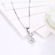 Wholesale Fashion 925 Sterling Silver CZ Necklace TGSSN028 2 small