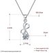 Wholesale Fashion 925 Sterling Silver CZ Necklace TGSSN028 4 small