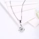 Wholesale Fashion 925 Sterling Silver CZ Necklace TGSSN032 2 small