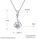 Wholesale Fashion 925 Sterling Silver CZ Necklace TGSSN032 4 small