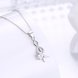 Wholesale Trendy 925 Sterling Silver CZ Necklace TGSSN034 1 small