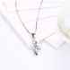 Wholesale Trendy 925 Sterling Silver Plant CZ Necklace TGSSN040 2 small