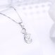 Wholesale Fashion 925 Sterling Silver CZ Necklace TGSSN042 1 small