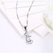 Wholesale Fashion 925 Sterling Silver CZ Necklace TGSSN042 2 small