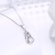 Wholesale Trendy 925 Sterling Silver CZ Necklace TGSSN044 1 small