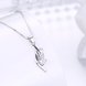 Wholesale Fashion 925 Sterling Silver CZ Necklace TGSSN045 1 small
