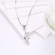 Wholesale Fashion 925 Sterling Silver CZ Necklace TGSSN045 2 small