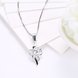 Wholesale Trendy 925 Sterling Silver CZ Necklace TGSSN047 2 small