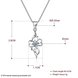 Wholesale Trendy 925 Sterling Silver CZ Necklace TGSSN047 4 small