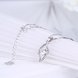 Wholesale Trendy 925 Sterling Silver Geometric CZ Necklace TGSSN050 3 small
