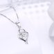 Wholesale Fashion 925 Sterling Silver Geometric CZ Necklace TGSSN051 1 small