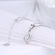 Wholesale Trendy 925 Sterling Silver Geometric CZ Necklace TGSSN053 3 small