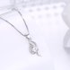 Wholesale Fashion 925 Sterling Silver Geometric CZ Necklace TGSSN055 1 small