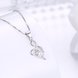 Wholesale Trendy 925 Sterling Silver Geometric CZ Necklace TGSSN060 1 small