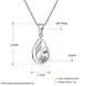 Wholesale Fashion 925 Sterling Silver Plant CZ Necklace Discount TGSSN062 4 small