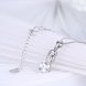 Wholesale Fashion 925 Sterling Silver Geometric CZ Necklace TGSSN063 3 small