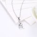 Wholesale Trendy 925 Sterling Silver CZ Necklace TGSSN065 2 small