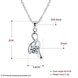 Wholesale Trendy 925 Sterling Silver CZ Necklace TGSSN065 4 small
