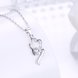 Wholesale Trendy 925 Sterling Silver CZ Necklace TGSSN066 1 small