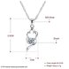 Wholesale Trendy 925 Sterling Silver CZ Necklace TGSSN066 4 small